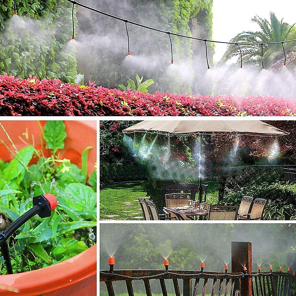 Gardening Accessories: Drip Irrigation System Plant Self Garden Watering Hose Spray Kit