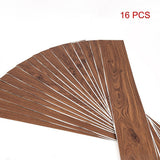Sofas & Sofa Beds: Vinyl Floor Tiles Self Adhesive Flooring Teak Wood Grain 16 Pack 2.3SQM