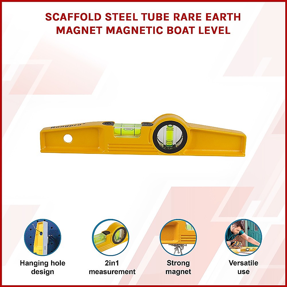 Masonry Tools: Scaffold Steel Tube Rare Earth Magnet Magnetic Boat Level