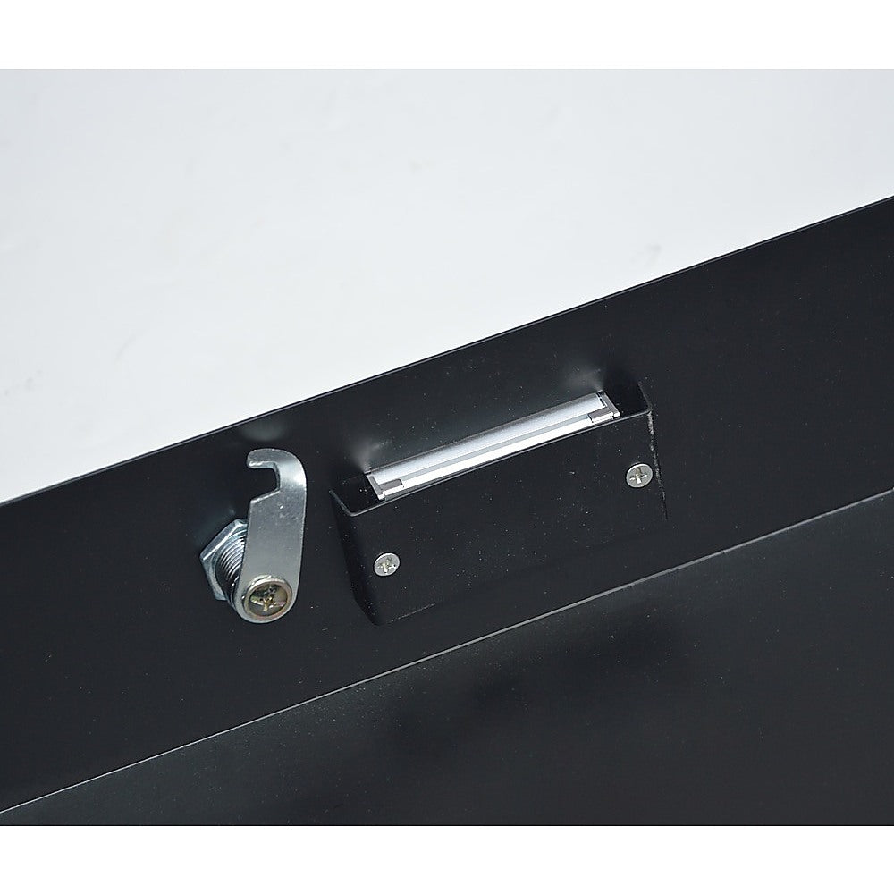 Audio Accessories: 19" Rack Mount 2U Locking Drawer Pro Audio DJ Server Rack Lock Storage Cabinet