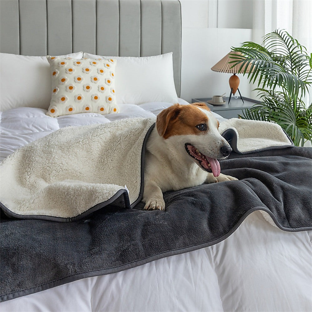 Dog Beds: Premium Waterproof Reversible Pet Dog Blanket Bed Protects Couch Bed from Spills