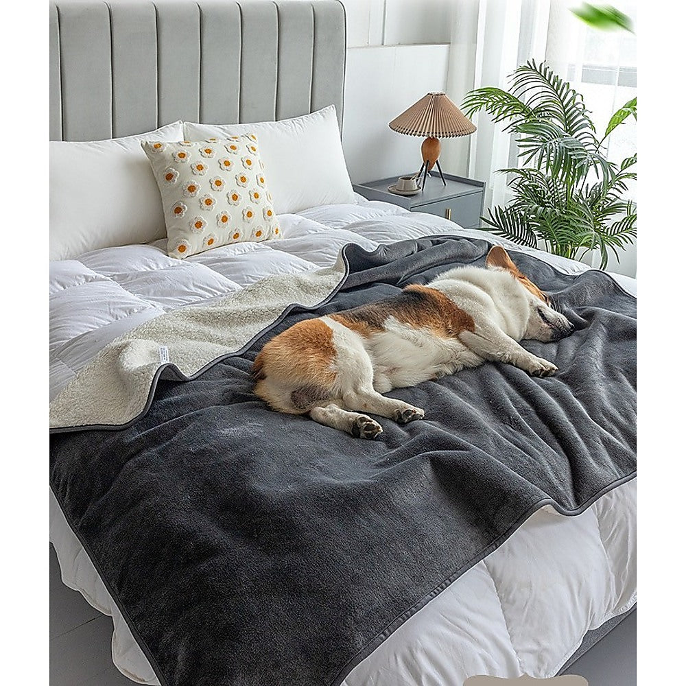 Dog Beds: Premium Waterproof Reversible Pet Dog Blanket Bed Protects Couch Bed from Spills