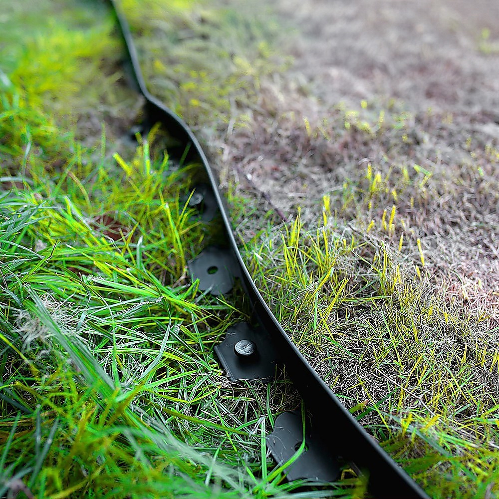 Gardening Accessories: Landscape No Dig Lawn Garden Edging Kit 10m Flexible Durable Border Paver