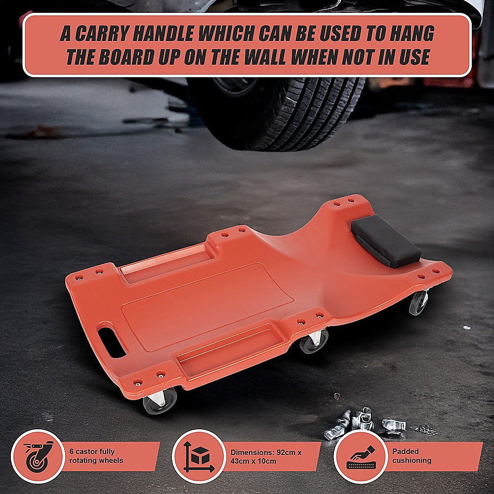 Masonry Tools: 92cm Professional Rolling Mechanics Car Creeper Crawler Board Under Car Tool