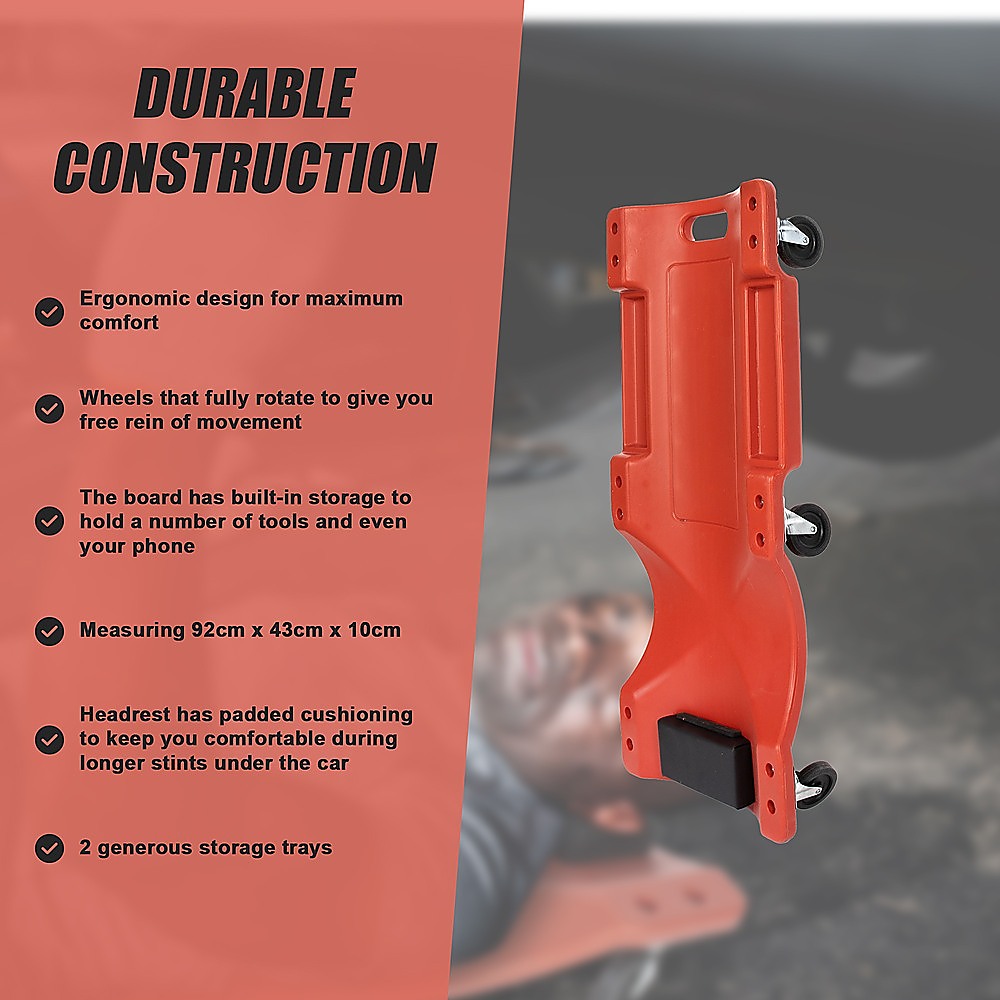 Masonry Tools: 92cm Professional Rolling Mechanics Car Creeper Crawler Board Under Car Tool