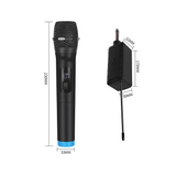 2 x Wireless Microphone Handheld Cordless Professional Mic Karaoke Receiver