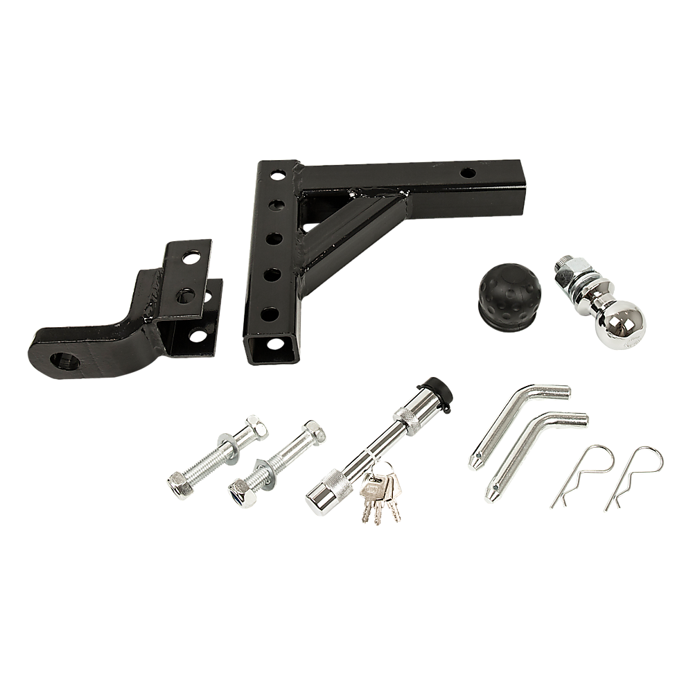 Masonry Tools: Adjustable Tow Bar Tongue Hitch 50mm Ball Drop for Trailer Caravan