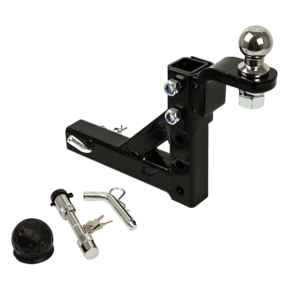 Masonry Tools: Adjustable Tow Bar Tongue Hitch 50mm Ball Drop for Trailer Caravan