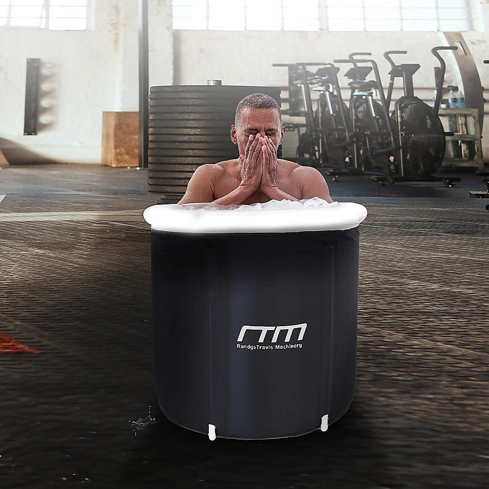 Gym Equipment & Accessories: Premium Portable Ice Bath Inflatable Foldable Cold Water Therapy