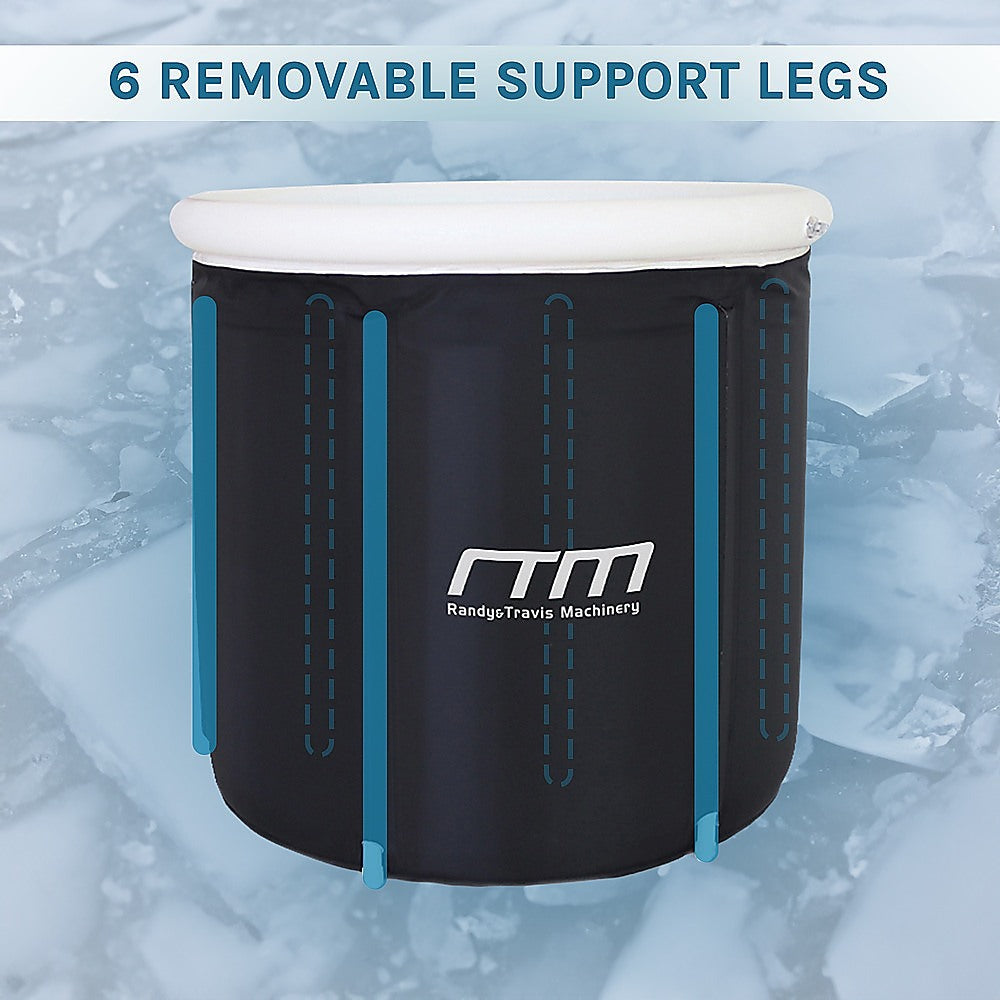 Gym Equipment & Accessories: Premium Portable Ice Bath Inflatable Foldable Cold Water Therapy