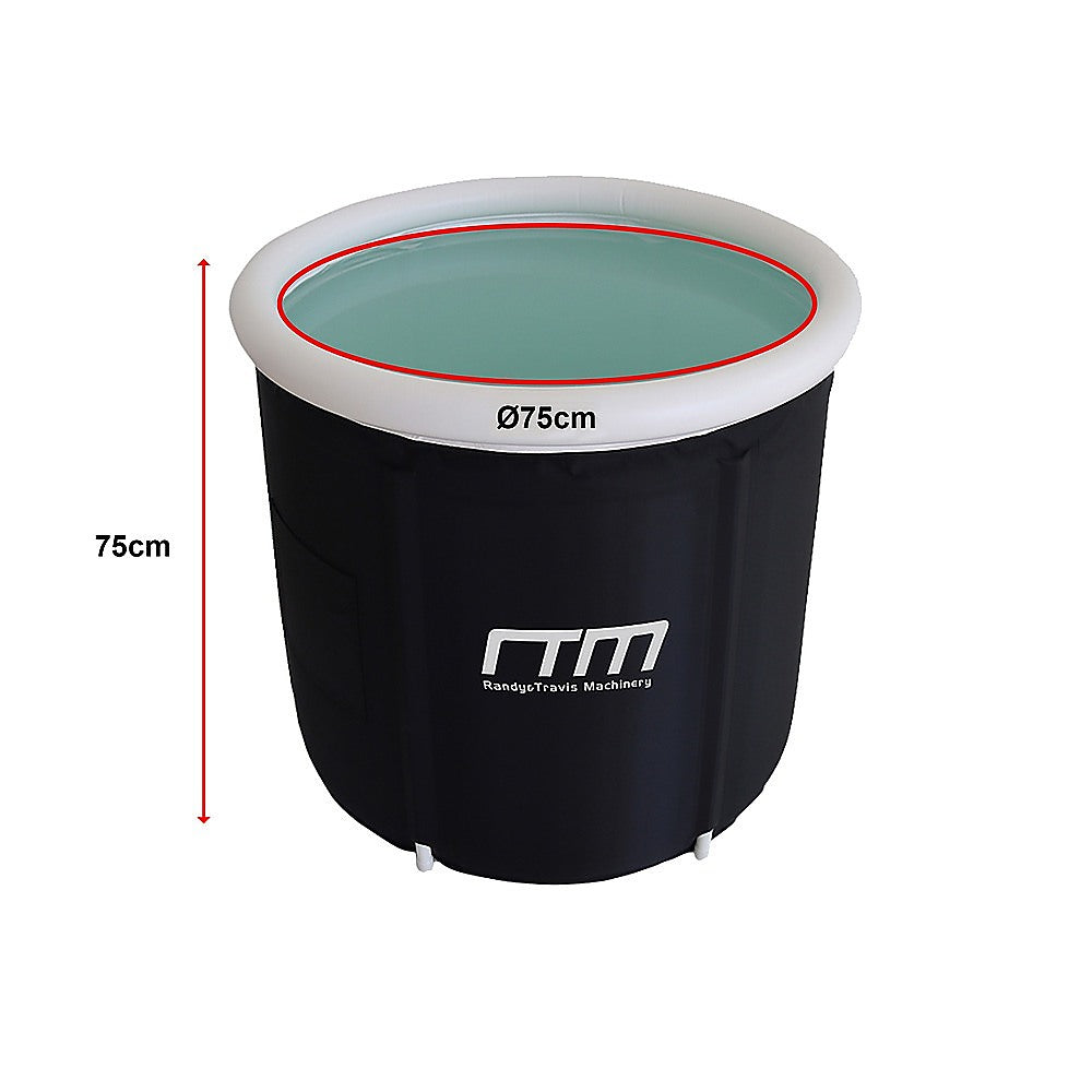 Gym Equipment & Accessories: Premium Portable Ice Bath Inflatable Foldable Cold Water Therapy