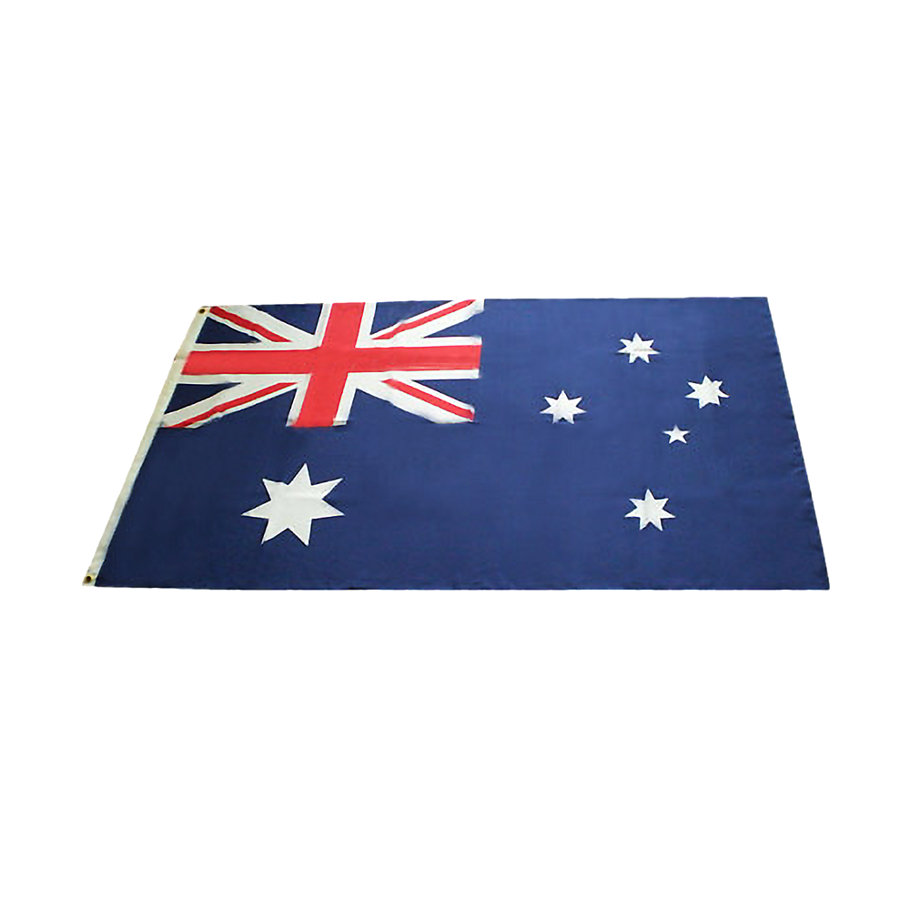 Canopies & Gazebos: Australian Flag Heavy Duty Woven Spun Poly Australia Flag Metal Clips