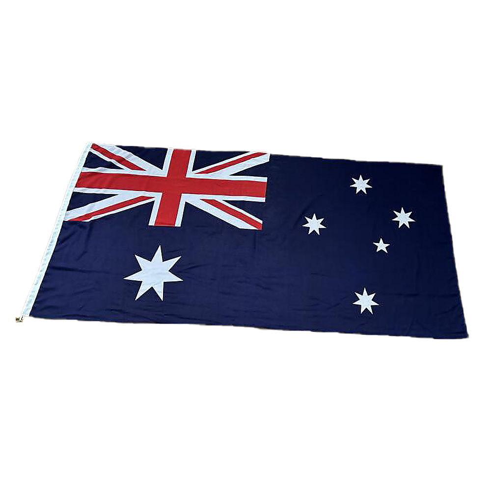 Canopies & Gazebos: Australian Flag Heavy Duty Woven Spun Poly Australia Flag Metal Clips