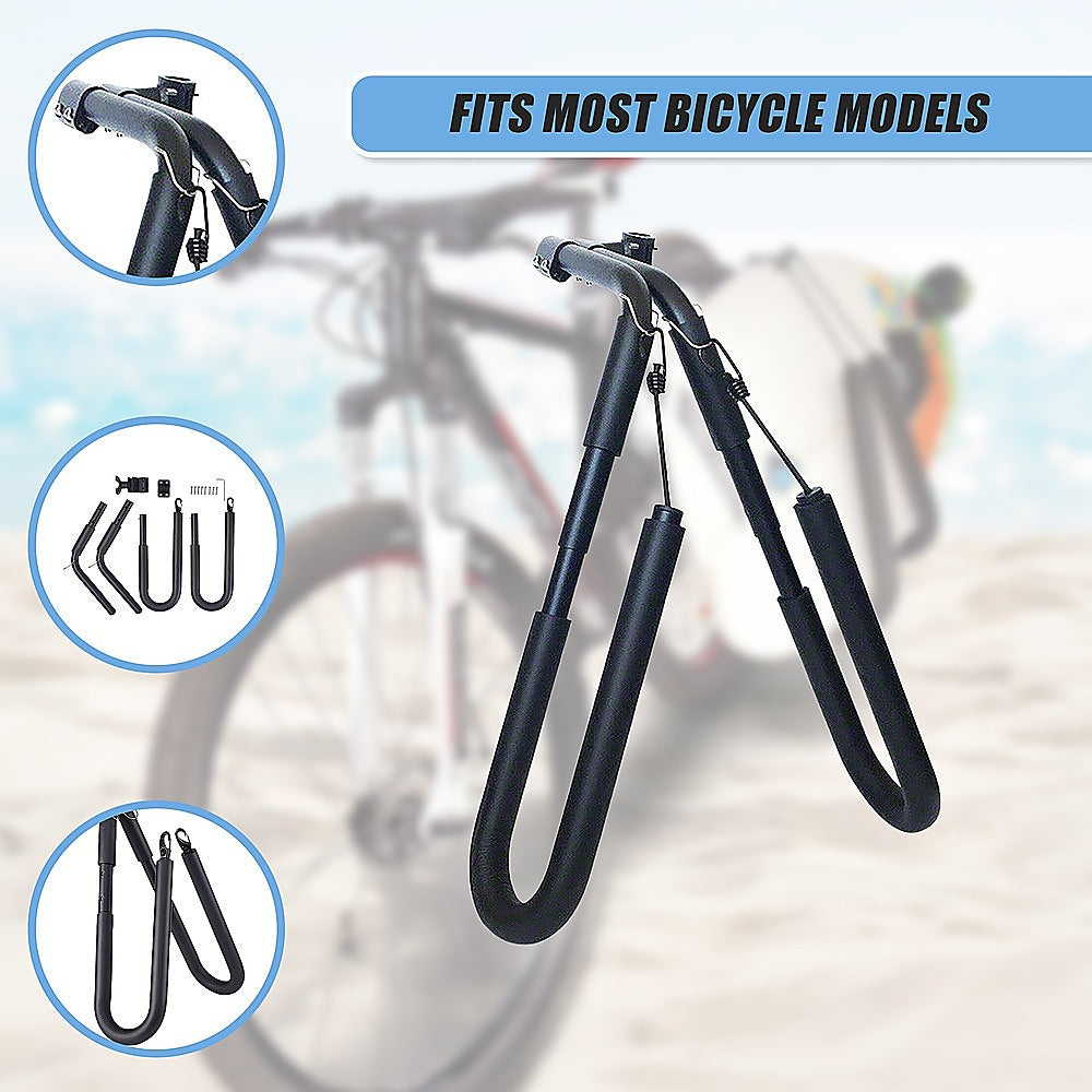 Caravan Accessories: Adjustable Surfboard Skimboard Bicycle Rack Carrier