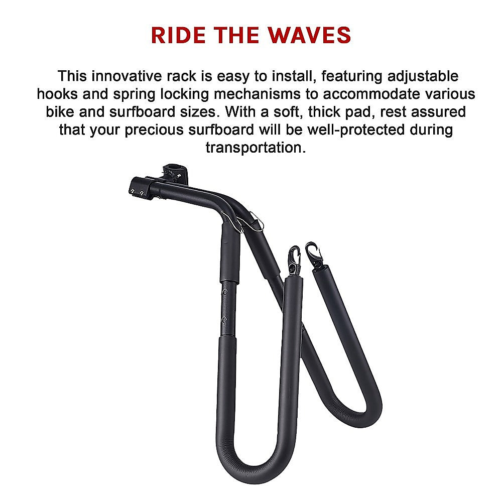 Caravan Accessories: Adjustable Surfboard Skimboard Bicycle Rack Carrier