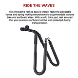 Adjustable Surfboard Skimboard Bicycle Bike Rack Carrier