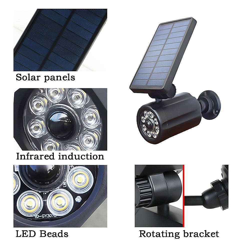 Gardening Accessories: Solar LED Spotlight Motion Activated Security Light