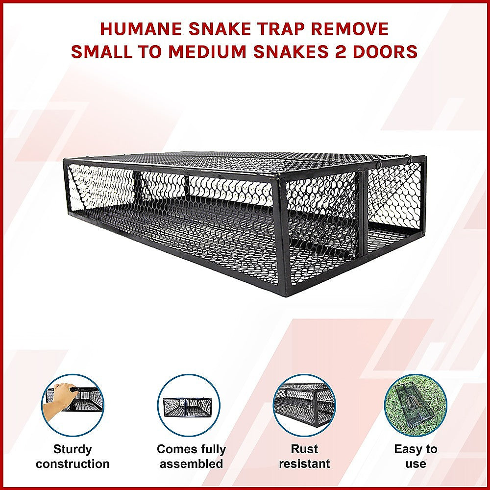 Animal Traps: Humane Snake Trap Remove Small to Medium Snakes 2 Doors
