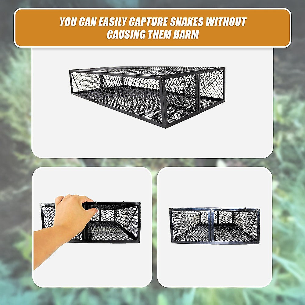Animal Traps: Humane Snake Trap Remove Small to Medium Snakes 2 Doors