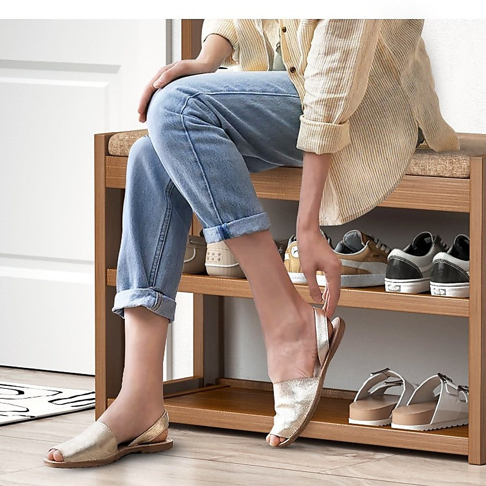 Coat Racks: 97x168cm Hallway Bench Coat Rack Stand Multifunctional Hall Shelf Entryway