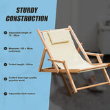 Premium Foldable Outdoor Sling Chair Patio Lounge