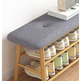 Shoe Storage: Shoe Stool Storage Rack Cabinet Multifunctional Space Saving