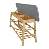 Shoe Storage: Shoe Stool Storage Rack Cabinet Multifunctional Space Saving