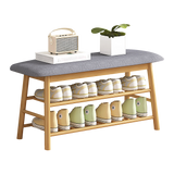 Shoe Storage: Shoe Stool Storage Rack Cabinet Multifunctional Space Saving