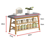Shoe Storage: Shoe Stool Storage Rack Cabinet Multifunctional Space Saving