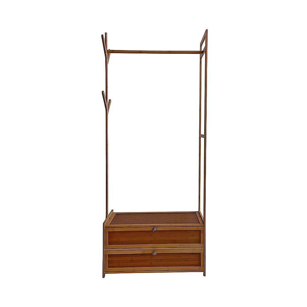 Clothing & Wardrobe Storage: 165x70cm Clothes Rack Stand Storage Shelves Modern Coat Tree