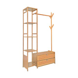 165x100cm Clothes Rack Stand Storage Shelves Modern Coat Tree