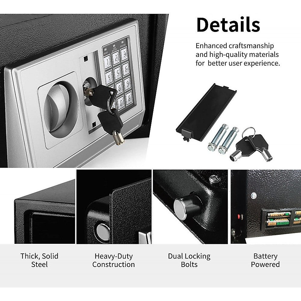 Safes & Lock Boxes: Safe Security Box Electronic Digital Lock