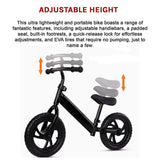 Activity Toys: Kids Ride On Push Bike Balance Bicycle with Training Wheels for Toddlers