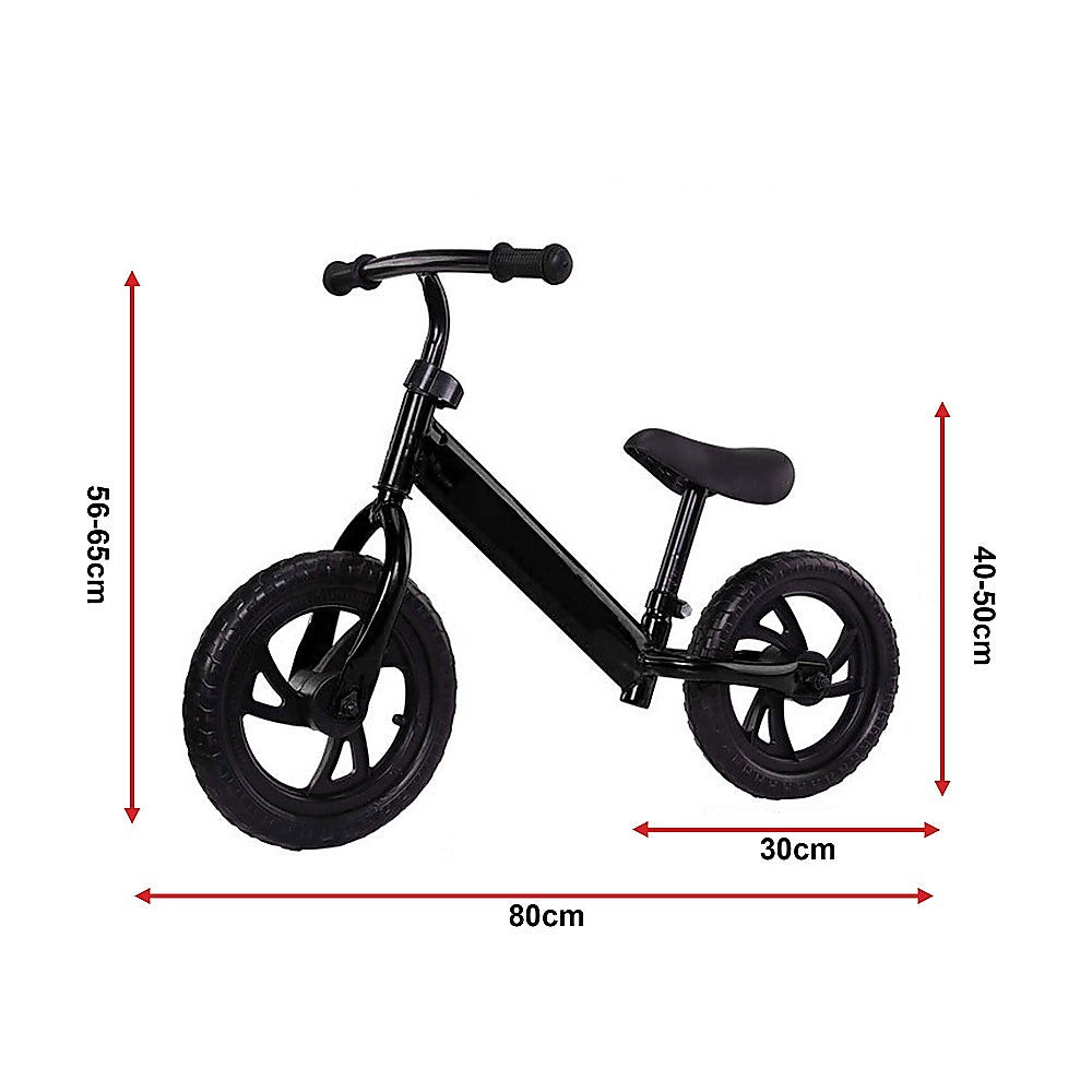 Activity Toys: Kids Ride On Push Bike Balance Bicycle with Training Wheels for Toddlers
