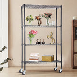 Storage Cabinets: Modular Wire Storage Shelf 900 x 350 x 1800mm Steel Shelving