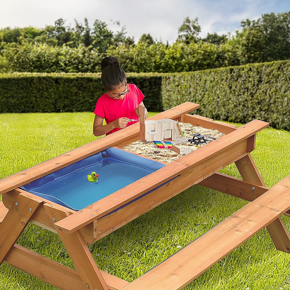 Activity Toys: Sand & Water Wooden Picnic Table