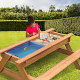 Activity Toys: Sand & Water Wooden Picnic Table