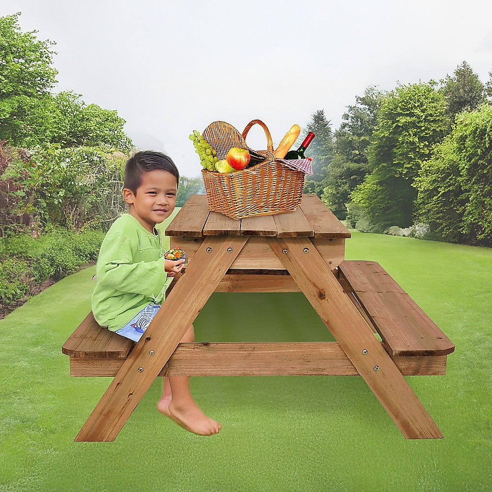 Activity Toys: Sand & Water Wooden Picnic Table