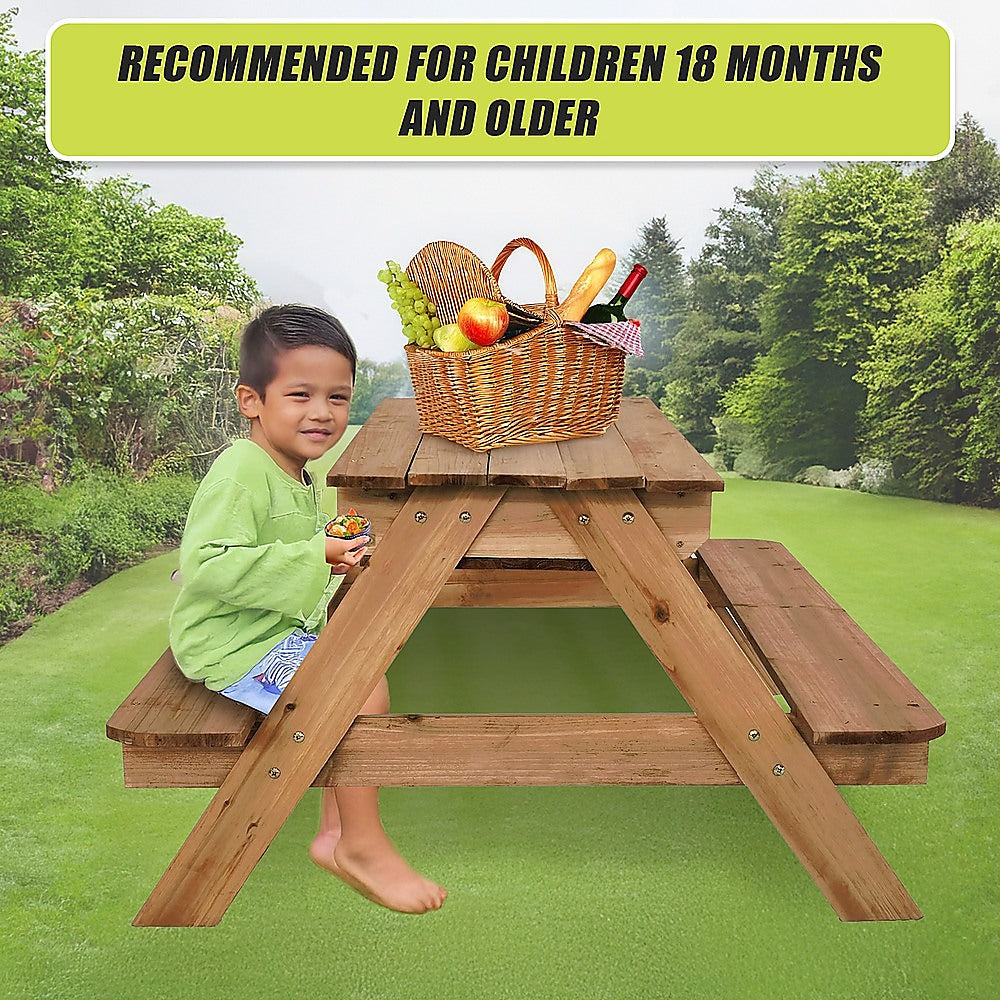 Activity Toys: Sand & Water Wooden Picnic Table