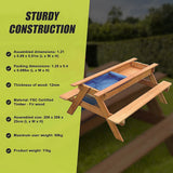 Activity Toys: Sand & Water Wooden Picnic Table