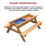 Activity Toys: Sand & Water Wooden Picnic Table