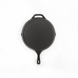 Skillets & Frying Pans: Non-stick Frying Pan Cast Iron Steak Skillet Round BBQ Grill Cookware 30cm