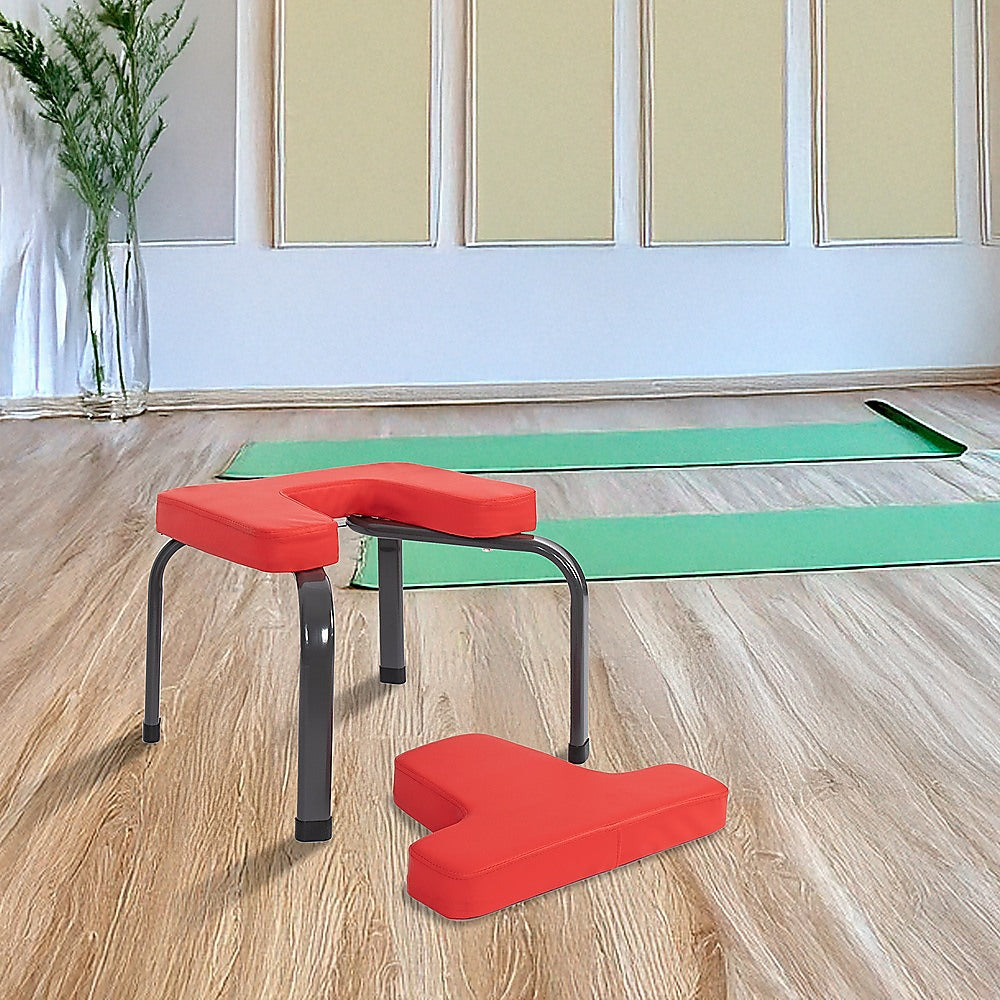 Yoga & Pilates: Invert Chair Yoga Workout Chair Headstand Stool Exercise Bench