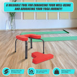 Yoga & Pilates: Invert Chair Yoga Workout Chair Headstand Stool Exercise Bench