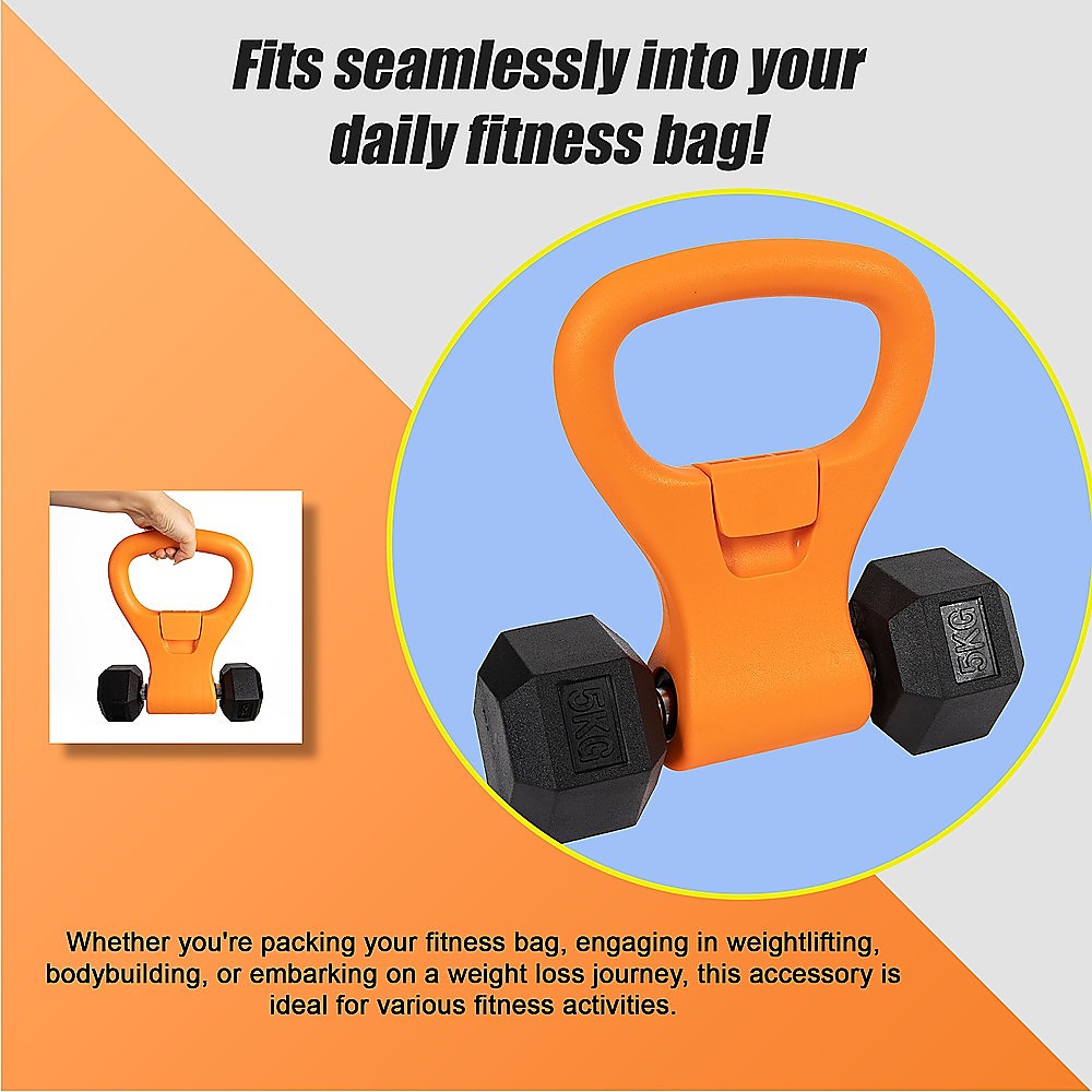 Gym Equipment & Accessories: Kettlebell Weight Grip Workout Gym Dumbells Clamp