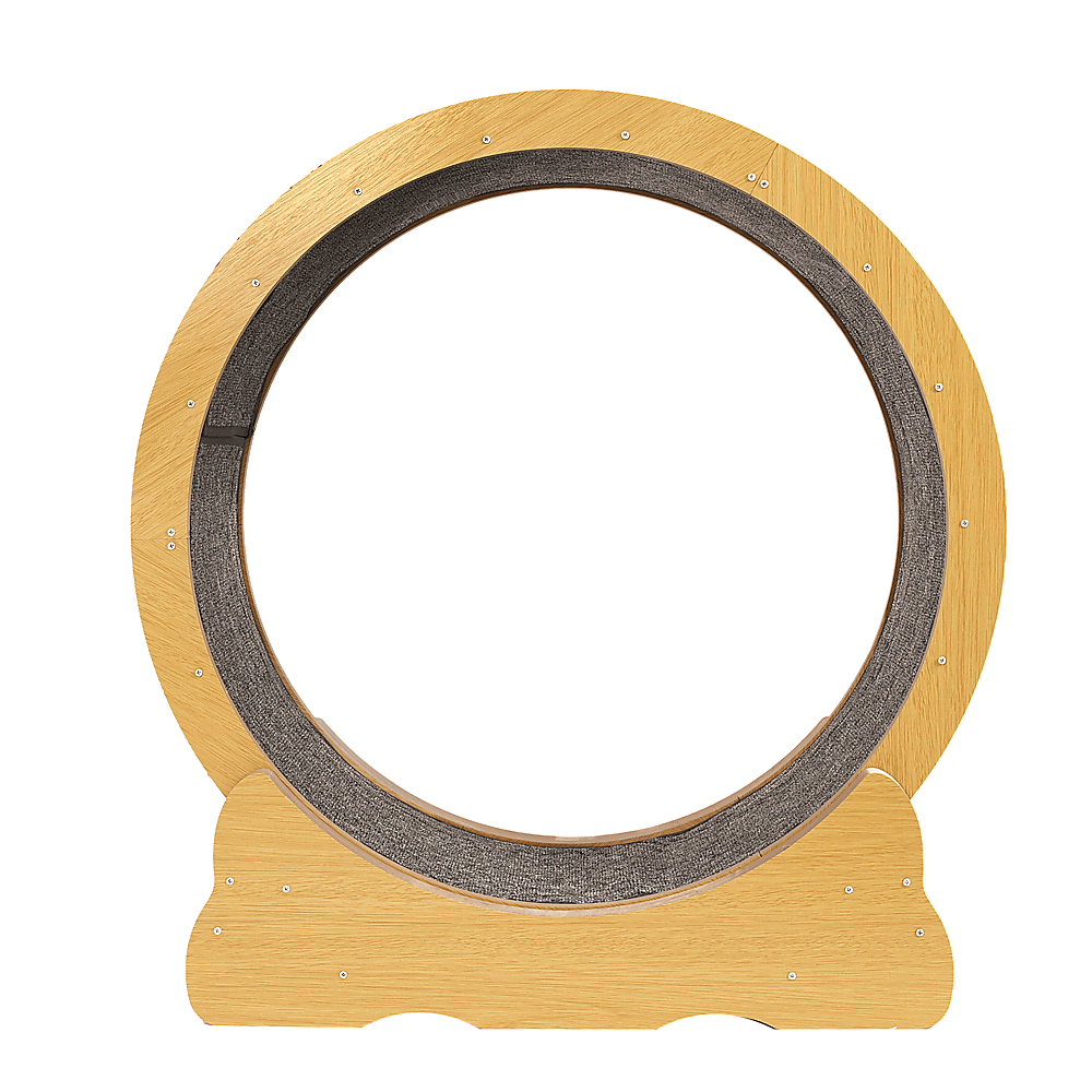 Cat Toys: Cat Running Wheel w/ Carpet Runway Cat Exercise Wheel for Fitness Cat Treadmill