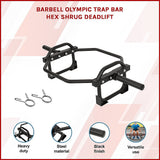 Gym Equipment & Accessories: Barbell Olympic Trap Bar Hex Shrug Deadlift