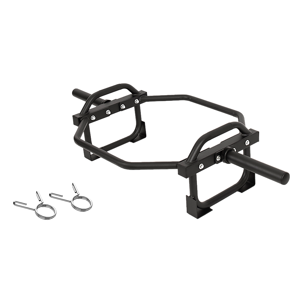 Gym Equipment & Accessories: Barbell Olympic Trap Bar Hex Shrug Deadlift