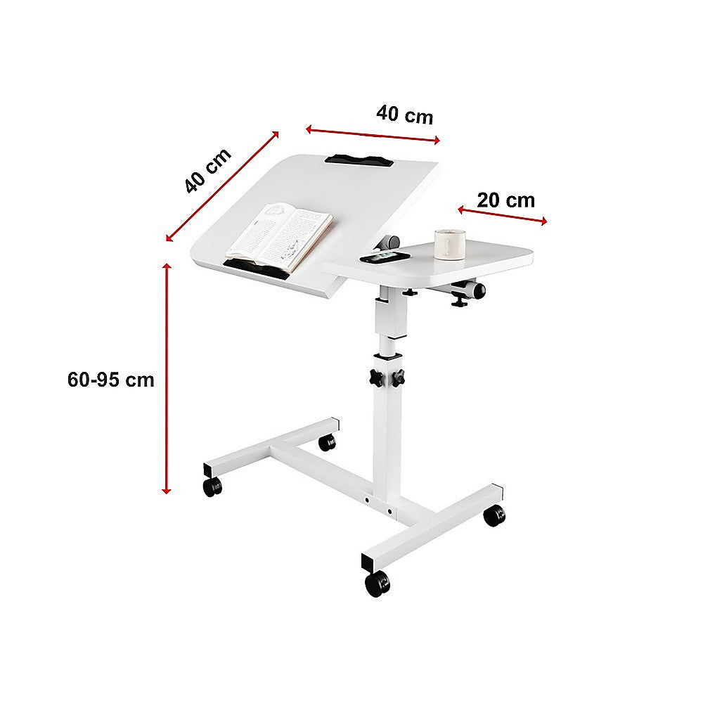 Storage Cabinets: Laptop Desk Portable Mobile Computer Table Stand Adjustable Bed Study