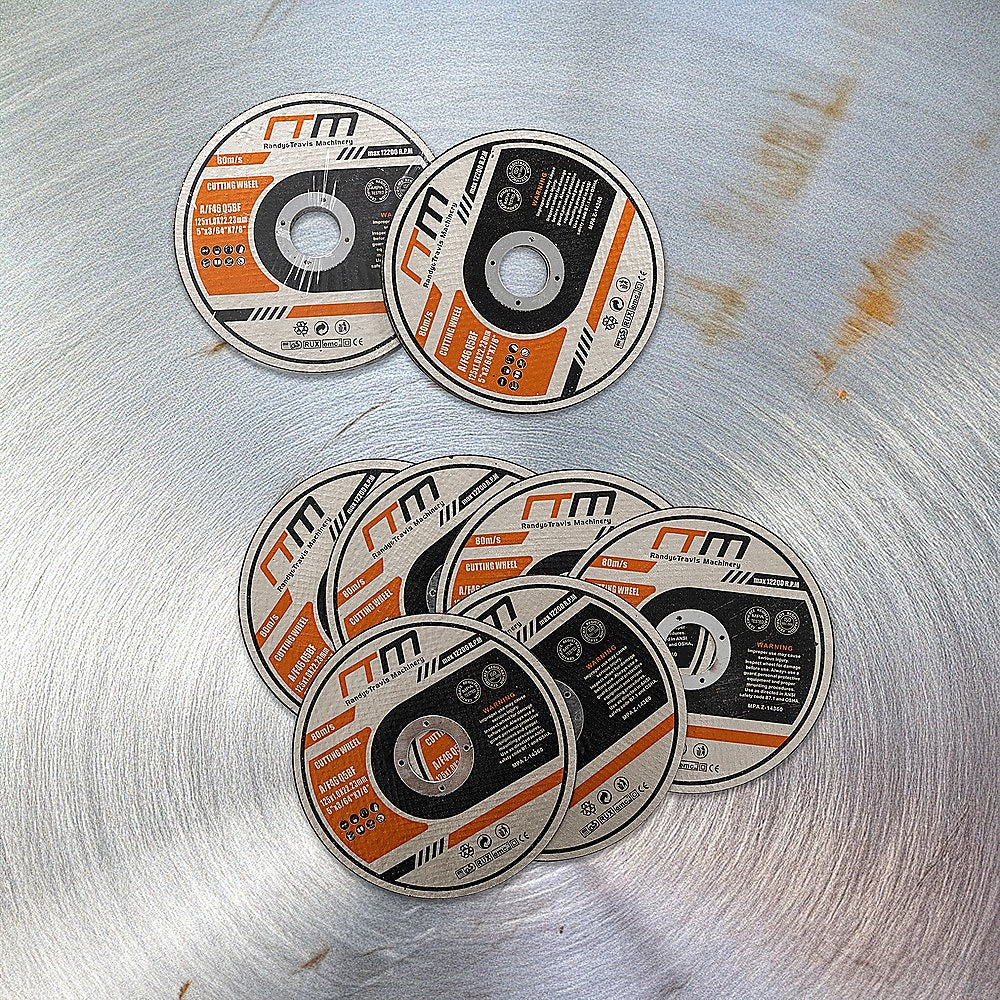 Masonry Tools: 100 x Cutting Discs 125mm 5" Angle Grinder Disc Metal Cut Off Wheel Thin